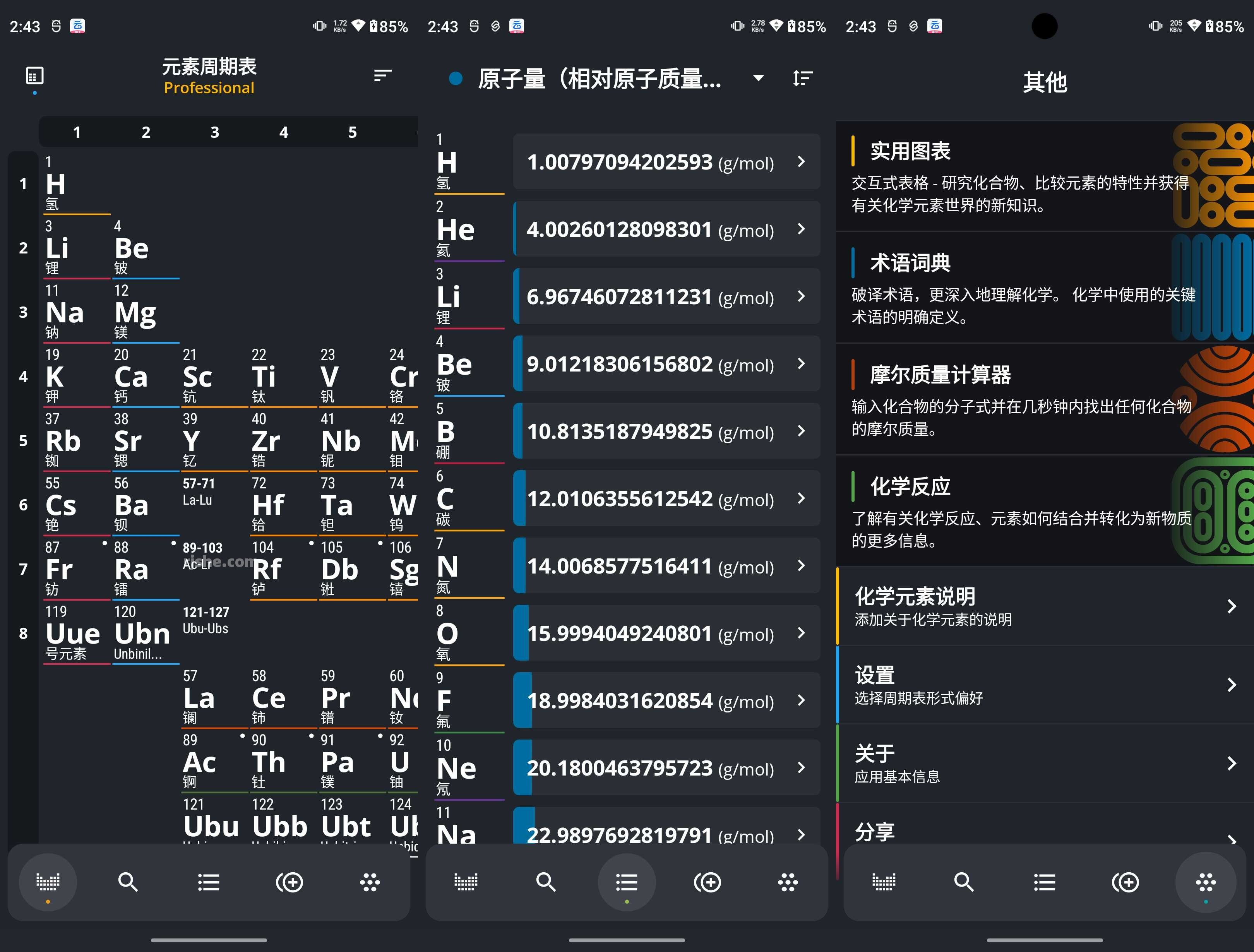 元素周期表专业版 v3.5.6 已修补